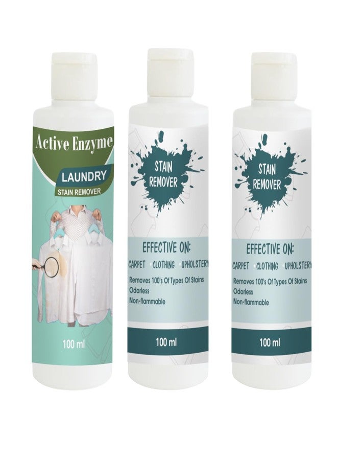 مجموعة مزيلات البقع من توفوس، تتضمن مزيل بقع الفستق والسماء والسماء | محلول تنظيف متعدد الأسطح للملابس والأقمشة والمفروشات (100 غرام لكل منها) - Image 1